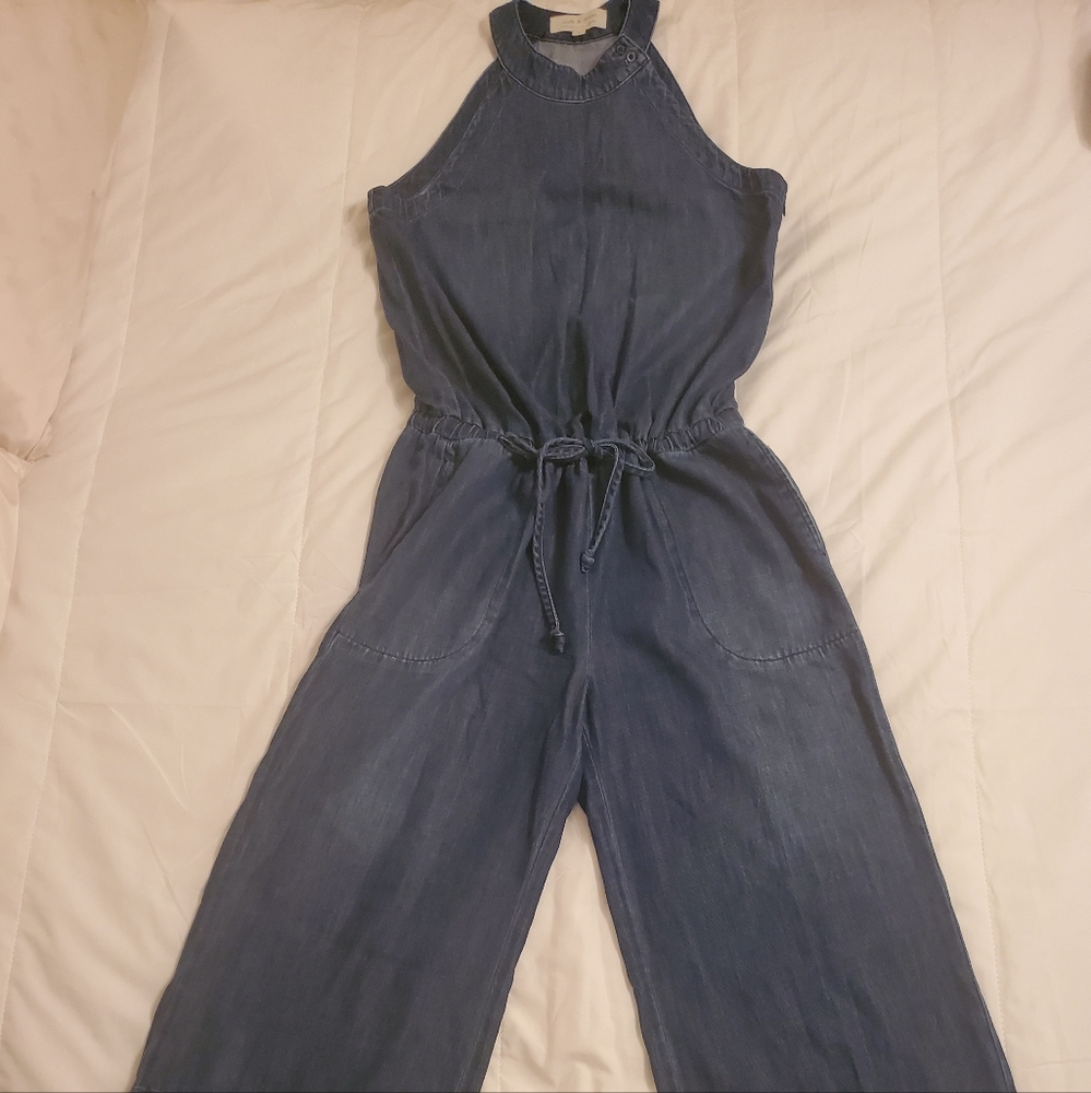 Cloth & Stone by Anthropology Denim Jumpsuit